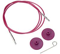 CABLE 76CM PURPLE - Cable: Circular: Interchangeable: Purple: 76cm - KnitPro Groves & Thames Purple One Size