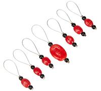 KnitPro Bead Stitch Markers Zooni – Tangerine