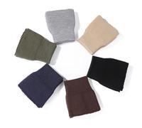 Knit Rib Cuff Replacement Cuffing 1 Pair,Acrylic with Merino Wool and Elastane.Luxurious Supple Handle Without Irritation.No Side Seams,Tubular Ready to Attach Sleeve Edge Hem. Silver Grey