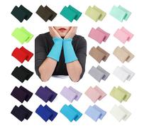 Knit Rib Cuff Stretch Ribbed Fabric Seamless Cuffing,Tubular Ribbing by The Meter or Pair. Revamp Clothing Jacket Cuff, by Neotrims | Grape, 1 Pair (2 Pieces)