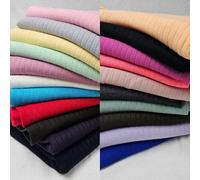Knit Rib Jersey Fabric,4x2 Ribbed Textured Stretch Material for Apparel,Knitwear,Dressmaking. British Made,Neotrims UK. Lemon, 1 Meter