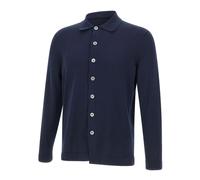 Knit Shirt - male - Gran Sasso - Cardigans - Blue - S - Knitwear S