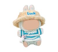 Knit Sweater And Plush Hat Doll Clothes Set For Figure Dolls With Decorative Accessory Fashion Doll Dressingup Outfit Roleplay Accessories