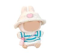 Knit Sweater And Plush Hat Doll Clothes Set For Figure Dolls With Decorative Accessory Fashion Doll Dressingup Outfit