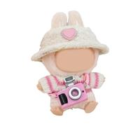Knit Sweater And Plush Hat Doll Clothes Set For Figure Dolls With Decorative Accessory Fashion Doll Dressingup Outfit