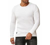 Knit Sweater Pullover Sweatshirt Slim-Fit Long Sleeve Men V-LINE