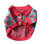 Knit Sweaters For Dogs & Cats Adorable Pet Winter Clothes Dog Sweater Warm Pet Sweater For Small Dogs Medium Dogs Cute Knitted Classic Cat Sweater Dog Clothes Coat For Easy To Put On & Take Off(M)