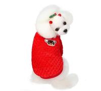 Knit Sweaters For Dogs & Cats Adorable Pet Winter Clothes Dog Sweater Warm Pet Sweater For Small Dogs Medium Dogs Cute Knitted Classic Cat Sweater Dog Clothes Coat For Easy To Put On & Take Off(Red,XX