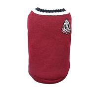 Knit Sweaters For Dogs & Cats Adorable Pet Winter Clothes Dog Sweater Warm Pet Sweater For Small Dogs Medium Dogs Cute Knitted Classic Cat Sweater Dog Clothes Coat For Easy To Put On & Take Off(Wine R