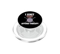 Knit Therapy Yarn Humor PopSockets PopGrip for MagSafe
