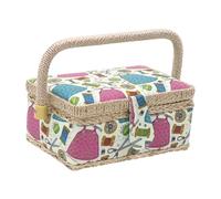 Knit Tool Storage Bag Sewing Bag Storage Container Basket Needle and Thread Kit Accessories(Light Green)