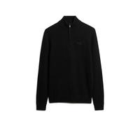 Knit trucker collar Superdry Essential Noir M