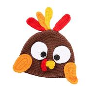 Knit Turkey Hat Headdress Cosplay Headwear for Role Play Halloween