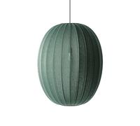 Knit-Wit High Oval Pendant Ø65 Tweed Green