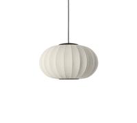Knit-Wit Oval Pendant Ø57 Pearl White LED