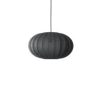 Knit-Wit Oval Pendant Ø57 Pendant Black