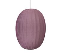 Knit-Wit Oval Pendant Burgundy Red Ø65