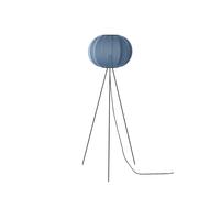 Knit-Wit Round Floor Lamp High Ø45 Blue Stone