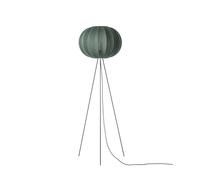 Knit-Wit Round Floor Lamp High Ø45 Tweed Green