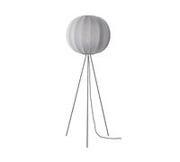 Knit-Wit Round Floor Lamp High Ø60 Silver