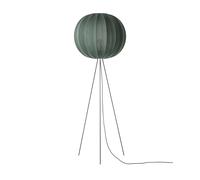 Knit-Wit Round Floor Lamp High Ø60 Tweed Green