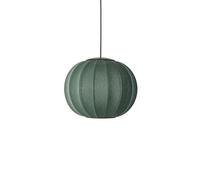 Knit-Wit Round Pendant Ø45 Tweed Green LED