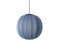 Knit-Wit Round Pendant Ø60 Blue Stone LED