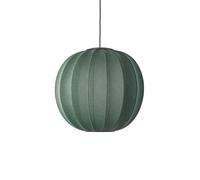 Knit-Wit Round Pendant Ø60 Tweed Green LED