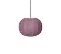 Knit-Wit Round Pendant Burgundy Red Ø45