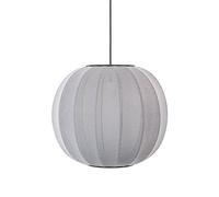 Knit-Wit Round Pendant Silver Ø45