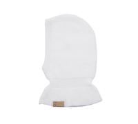 KNITAS Kids Single Layer Cashmere Merino Wool Hat for Babies and Toddlers | Super Soft Warm Balaclava | Kids Winter Hat in White - 0-12 Months, White, 3-6 Months