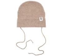 KNITAS Single Layer Knitted Baby Hat Made of Merino and Cashmere Wool for Baby Toddler I Super Soft and Warm Hat for Newborns I Babies Winter Hat in Beige, Pink, Grey, beige, 0-6 Months