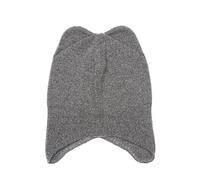 KNITAS Single-layer knitted children's hat made of merino and cashmere wool for toddlers, super soft and warm hat for boys and girls 1-3 years, children's winter hat in grey, size 44-48 cm, gray, 3