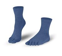 Knitido Essentials Midi, Crew Toe Socks Cotton (85%) for Everday, Size:UK 2.5-5 (EU 35-38), Colour:Dull Blue (802)