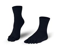 Knitido Essentials Midi, Crew Toe Socks Cotton (85%) for Everday, Size:UK 5.5-8 (EU 39-42), Colour:Black (101)