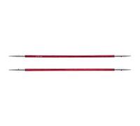 KnitPro 29004 sock knitting needle, wood / brass, pink, 15 x 0,28 x 0,28 cm 5 pieces