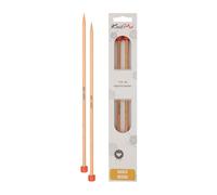 KnitPro 35 cm x 5.5 mm Basix Single Pointed Needles, Birch
