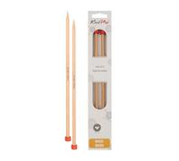 KnitPro 35 cm x 6.5 mm Basix Single Pointed Needles, Birch