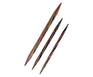 KnitPro 3Pk Symfonie Wood Cable Needles, Multi-Color,3.25 millimeter,4 millimeter,5.50 millimeter
