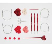 KnitPro Amore Tunisian Crochet Set, Pink