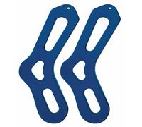 KnitPro EU Sizes 41+ Aqua Sock Blockers, Set of 2, Translucent Aqua, Blue