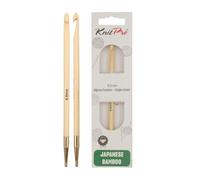 KnitPro Bamboo Tunisian Crochet Hook 6.00mm - 3pcs