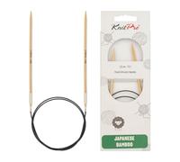 KnitPro Bamboo Fixed Circular Needles 24" (60cm) | 3.25mm