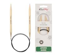 KnitPro Bamboo Fixed Circular Needles 24" (60cm) | 7.00mm