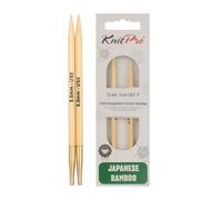 KnitPro Bamboo Interchangeable Circular Needles 5" (13cm) | 5.00mm