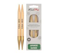 KnitPro Bamboo Interchangeable Circular Needles 5" (13cm) | 9.00mm