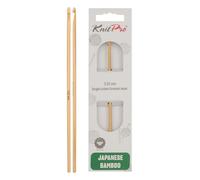 KnitPro Bamboo Single Ended Crochet Hook | 3.25mm