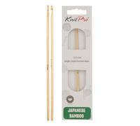 KnitPro Bamboo Single Ended Crochet Hook | 3.50 mm