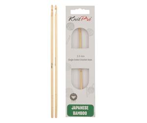 KnitPro Bamboo Single Ended Crochet Hook | 3.50 mm