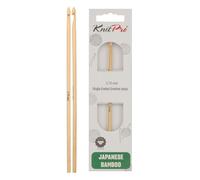 KnitPro Bamboo Single Ended Crochet Hook | 3.75mm